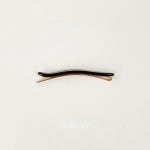 로렌스 타원 셀룰로오스 웜 4컬러 실핀 프랑스핀 잔머리정리 옆머리핀 앞머리 고급 헤어핀 : LORENS