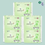 유기농본 생리대 본플러스 국산 유기농 순면커버 대형, 14개입, 5팩 : 유기농본 공식몰