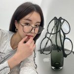 패션안경테 뿔테 투명 동글이 반테안경 틴트 선글라스 인싸템 : 코코마를렌