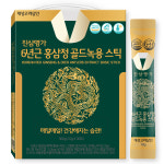 개성고려삼인 진삼명가 6년근 홍삼정 골드 녹용 홍삼 스틱 30포, 1개 : 개성고려삼인 X 리틀앤마더