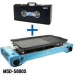 트윈버너 낚시용 캠핑용 휴대용2구 투버너 MSD-5800S 가스스토브 부탄가스 야외용 : 청담ENG