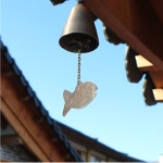 바람소리 대형 물고기 뿔풍경 사찰 현관 풍경종 3종 : 쿠칭아일랜드