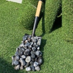 흑자갈 20kg 조약돌 마당 돌맹이 조경 인테리어 돌 자갈 해미석 : 봄찬