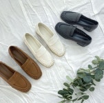 [모브딜라잇shoe] 펀칭 매듭 스트랩 로퍼 (3color) g1144 : 모브딜라잇