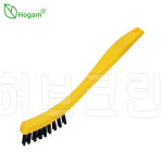 틈새 청소솔 창틀 타일 사이 미끄럼방지턱 청소용 위생관리 찌든때 제거 고강도 고탄력 모 : 호감몰