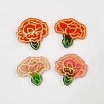 [스튜디오내꺼] 감사 효도 카네이션 레진 키링 그립톡 다용도 꽃 2D 수제 실리콘몰드 : 취미작업실 누누