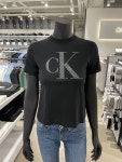 캘빈클라인진 CK진 여성 CK로고 크롭 반팔 티셔츠 ZW01732-BEH : 신세계시흥 CK진언더웨어