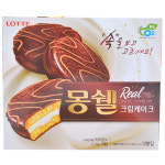 몽쉘 크림케이크 384g(12봉입) 8개  롯데제과 크림파이 소프트파이 : 쿠키빈샵