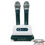 DCOM 디컴 MAX2 성능좋은 충전용 2채널 노래방 무선마이크 : 즐거운 SA sound