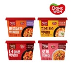 동원 컵떡볶이 4개 외 (4종) 로제 매콤달콤 치즈 더매운 컵볶이 : 푸드 아울렛