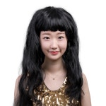 롱헤어(블랙) 패션 이벤트 긴머리 여자 파티 통가발 : 새로이벤트