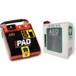 제세동기 AED  심장충격기 씨유메디칼 NF1200 벽걸이형세트 : 한국건강교육-금연흡연예방