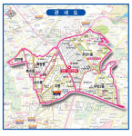 지만119안전센터 관할구역도(제작사례) : 지도닷컴