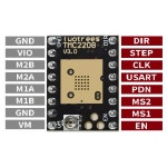 TMC2208 V3.0 스탭 모터 드라이버 모듈 (방열판, 전압 조절 드라이버 포함) : 하이제니스