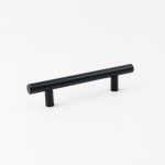 라운드 바타입 2구 가구손잡이 블랙 8600 (96mm) : 월플랜