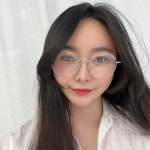 [달링걸] 메탈 금속 데일리 라운드 뿔테 안경 4color 인싸 패션 코디 블루라이트 차단 : 달링걸