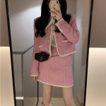 베리 모직 트위드 자켓 스커트 투피스 set TS240 : 티에스컴퍼니