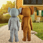 톰과제리 인형탈 고양이 톰 제리 캐릭터 어린이날 코스프레 의상 놀이공원 이벤트 행사용 : 멋진할아버지