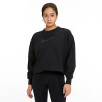 [창고정리] 나이키 드라이핏 여성 맨투맨 크롭 크루넥 긴팔 티셔츠 DJ0775-091(그레이), L : 소호리