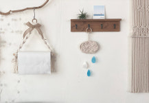 [DIY 키트] 마크라메 휴지걸이 만들기, 캠핑 다용도 행거 키친타월 행잉, 북유럽 주방 인테리어 소품, 감성캠핑(동영상 포함) : 수에르떼마크라메