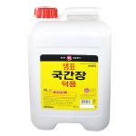 샘표 국간장 덕용 14L 대용량 말통 양조간장 맛간장 : 퓨어토리