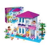 2층집 인형의집 조립 블록 피규어 인형놀이 어린이집 맞추기EQ : 가성비추천 도매사무실