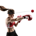 복싱 스피드 펀칭 펀치 파이트 미트 동체시력 리플렉스 훈련 탭 머리 볼 초보자용 : 무배샵