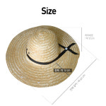 농사용모자 밀짚모자 정글 사파리 밭일 작업 농부 농사 모자 일할떄쓰는 : 아이태르