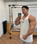 헬스나시 BSMD 2컬러 스몰로고 봉제배색 운동 남자 머슬 데일리 짐웨어 032 : 비스트모드