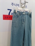21b   5286  반   밴딩  와이드  데님 바지 : 세이브존 대전점 에꼴리에