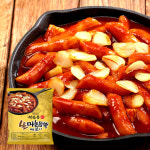석관동떡볶이 무지개 패키지 7가지맛 떡볶이 오리지날 국물 치즈 로제 마늘 기름 다양한맛 : 석관동떡볶이