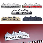 HIGH COUNTRY 엠블럼 / 하이컨트리 엠블렘 스티커 (쉐보레 콜로라도 트래버스) : 카포카