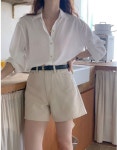 슬로우비 팬톤 베이직 블라우스셔츠 : D.H 81 Shop