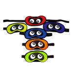 키드짐 팬더 눈가리개 (6개 세트) 놀이완구 장난감 안대 : 플레이위즈