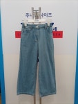 21b   5286  반   밴딩  와이드  데님 바지 : 세이브존 대전점 에꼴리에