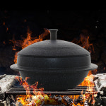 국산 5중코팅 키친아트 가마솥 돌솥밥 무쇠 솥밥냄비 뚝배기 슈퍼블 18cm : 리빙캐슬