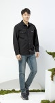 K2 Safety SH-2403 (BK) 긴팔셔츠 단체복 근무복 워크웨어 : Green Care