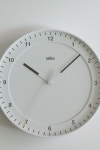 브라운벽시계 BC17W 30cm 화이트 : 샴아파트