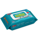 메디사이드 손소독 티슈 대형 80매 캡형 물티슈 코로나 바이러스 예방 위생 깔끔 청결 살균 세정 99.99% 공공장소 가정 PC방 병원 천연 의약외품... 