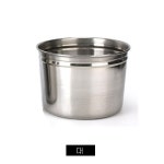 업소용 스텐 뼈통 대 19.7cm 집게통/가위통/국자통/스텐레스통/수저통 : 데일리원샵