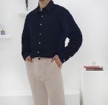 바이오워싱 오버핏 셔츠 : L1Z -리즈-