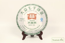 2011년 대익 7542(357g) 운남 맹해차창 보이차 생차 103비차 : 티메이트