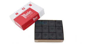 마스타초크(블랙/그레이) 12개입 당구장쵸크 용품 재료 : 본당구몰