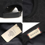 [중고명품 미스터문] Gucci(구찌) 200035 블랙 오리지널 GG 캔버스 WEB 디테일 야구 모자 L [중고명품매입] : MISTER MOON