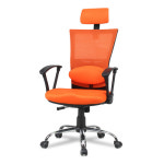 바퀴달린 헤드형 사무실의자 통풍 학생의자 메쉬 오피스체어 : 찐이다