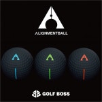 골프 얼라이먼트 스윙 퍼팅라인 가이드 퍼터연습기 에이밍 정렬 Alignment Ball : 골프보스