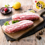 소소한돈가 소백산쑥돈 한돈 1+등급 냉장 삼겹살 목살 1.2kg 4구 선물세트 : WIHT-BOM