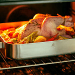 오븐 대형 고기 요리 그릴 팬 스테인레스 스테인리스 전골팬 후라이팬 가정용 철판 닭갈비 취사 주방 용품 조리 도구 식기 감성 글램핑 : 꽃구름터