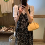 브이넥 플라워 끈나시 롱 원피스 : 인기언니샵