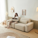 비앙스 밴 모듈 아쿠아 패브릭 소파 3인용 라이트그레이 : BIANS FURNITUR